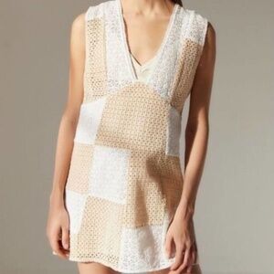 Urban Outfitters Patchwork Eyelet Dress